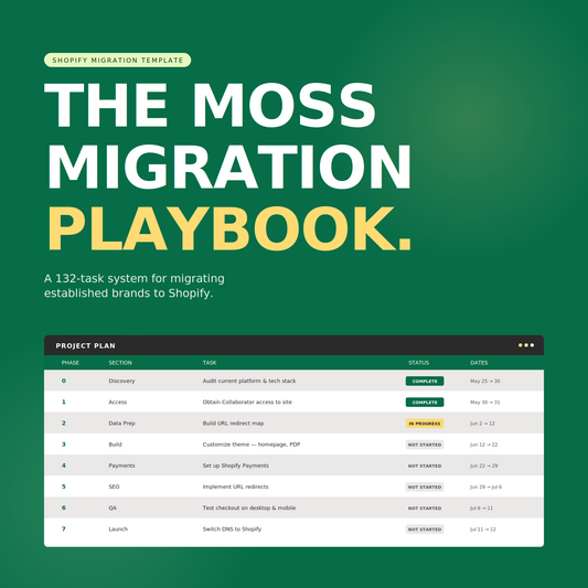 The Shopify Migration Playbook