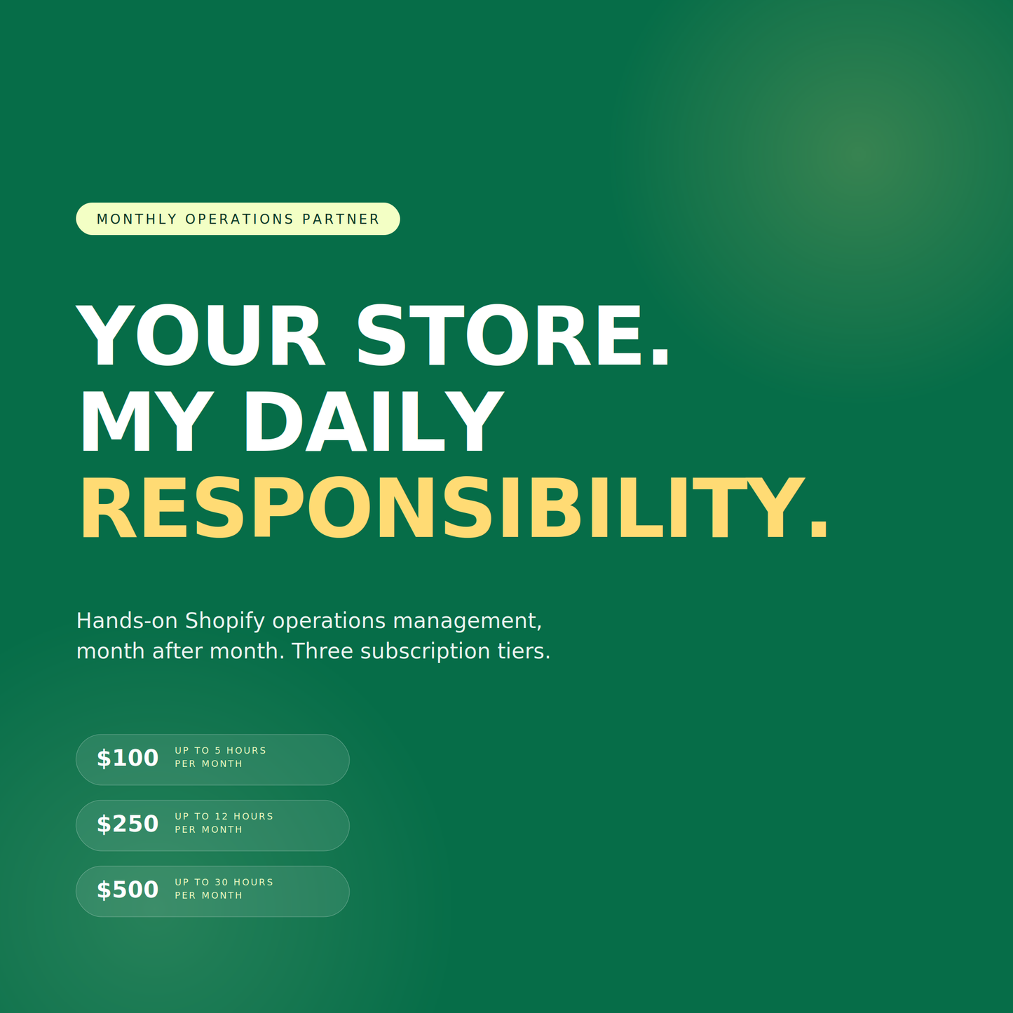Ecommerce Operations Management